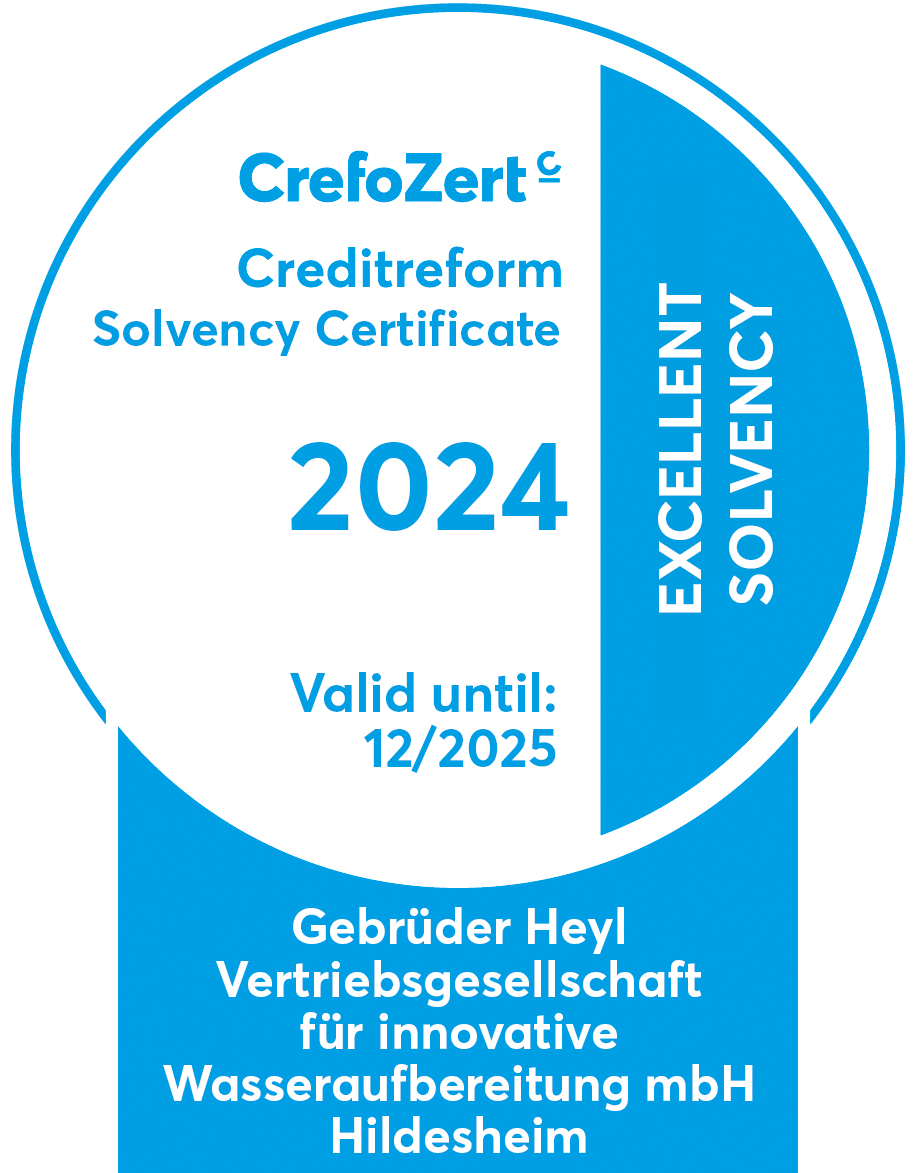 CrefoZert seal, Creditreform credit rating certificate for excellent creditworthiness